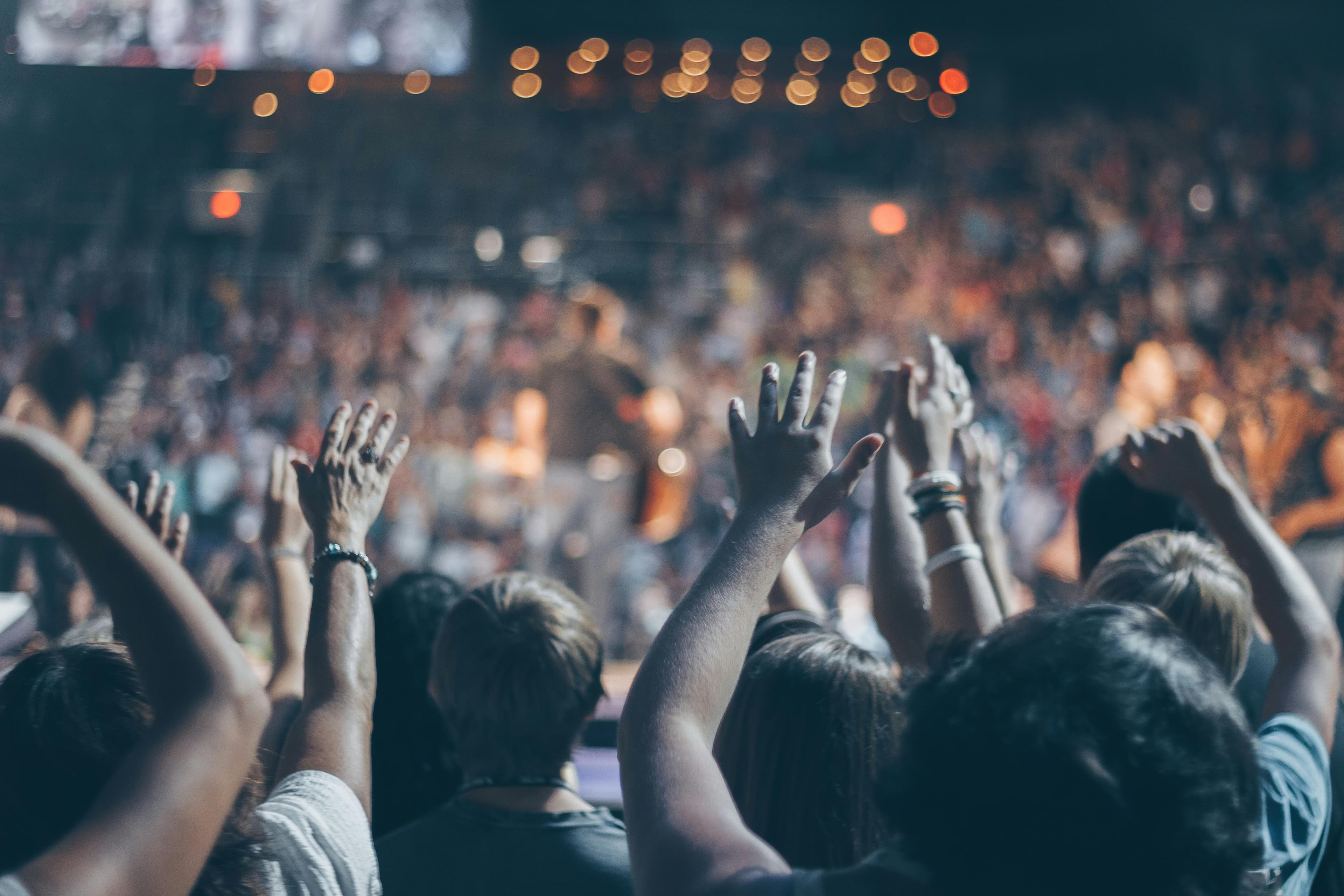 crowd-waving